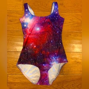 Space bathing suit one piece